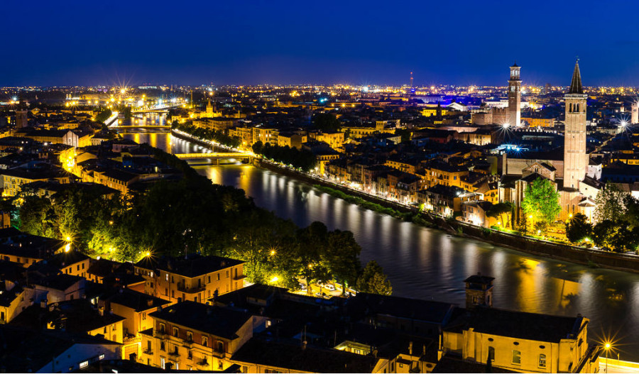 Verona di sera